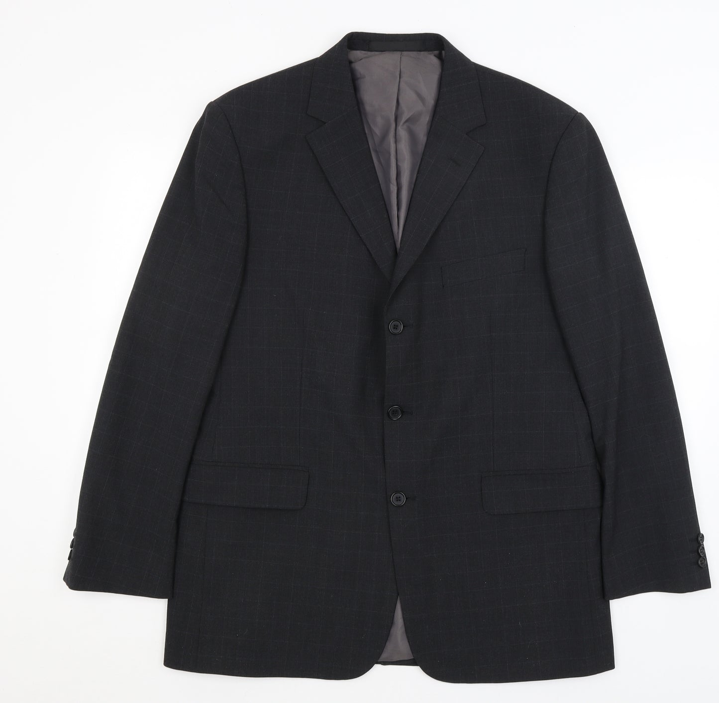 M&S Mens Grey   Jacket Blazer Size L