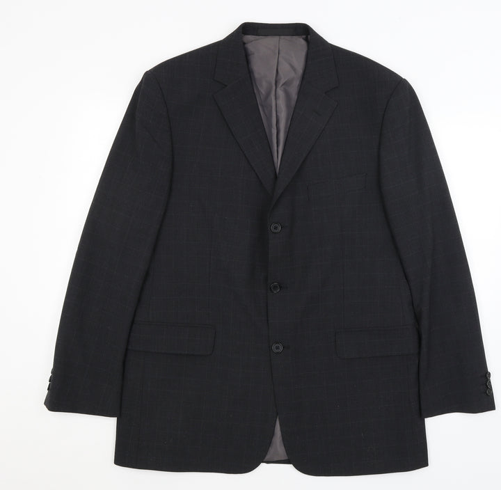 M&S Mens Grey   Jacket Blazer Size L