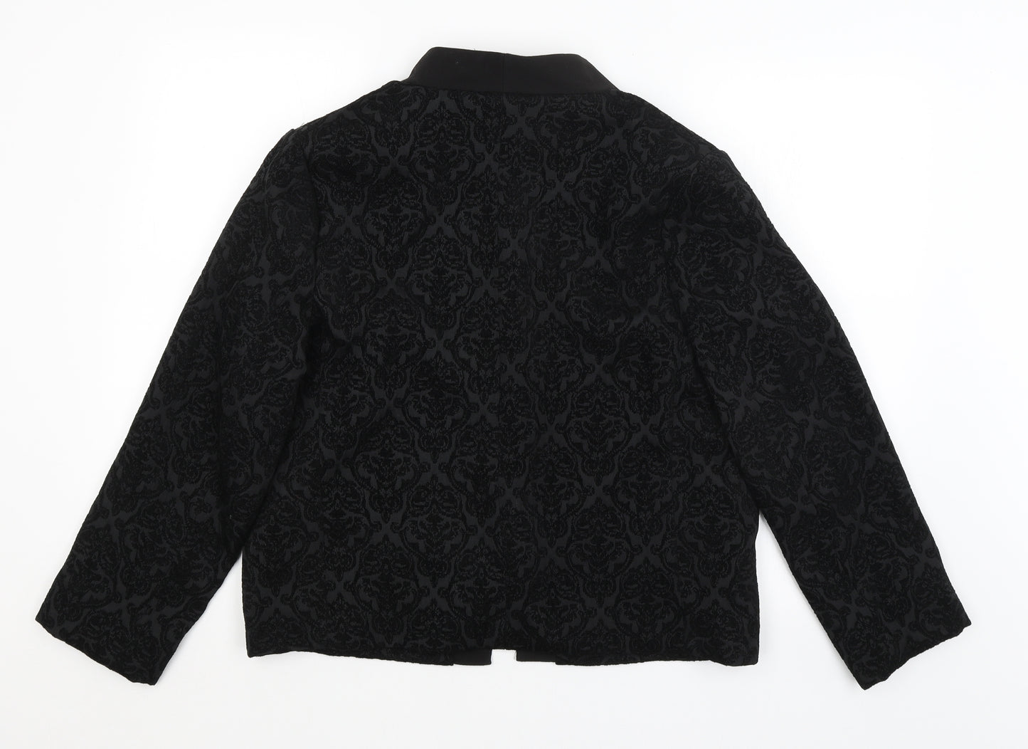 Atmosphere Womens Black Paisley  Jacket Blazer Size 16
