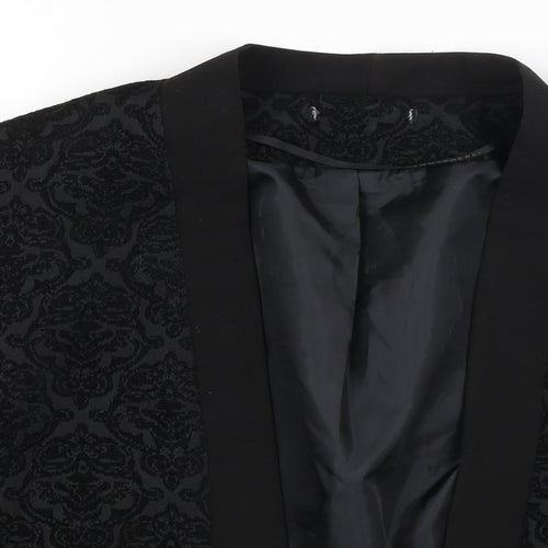 Atmosphere Womens Black Paisley  Jacket Blazer Size 16