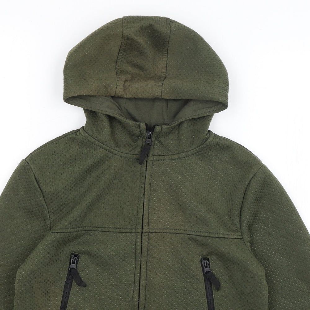 Primark Boys Green   Full Zip Hoodie Size 9-10 Years