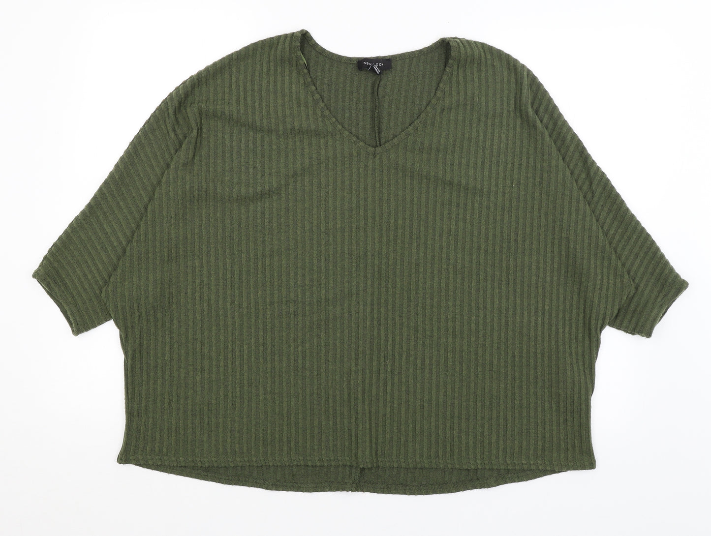 New Look Womens Green   Pullover Jumper Size M