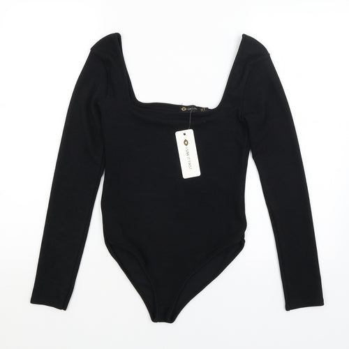 I SAW IT FIRST Womens Black   Bodysuit One-Piece Size 8