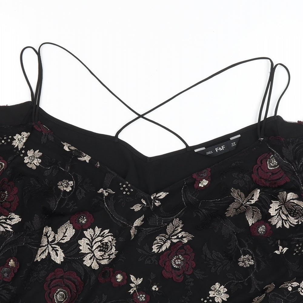F7F Womens Black   Basic Blouse Size 20