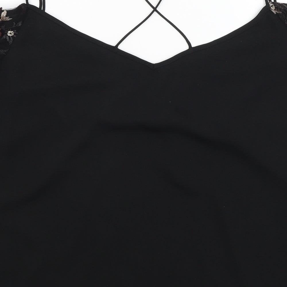 F7F Womens Black   Basic Blouse Size 20