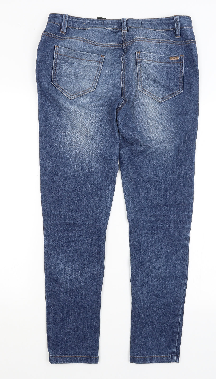 NEXT Womens Blue   Skinny Jeans Size 12 L28 in