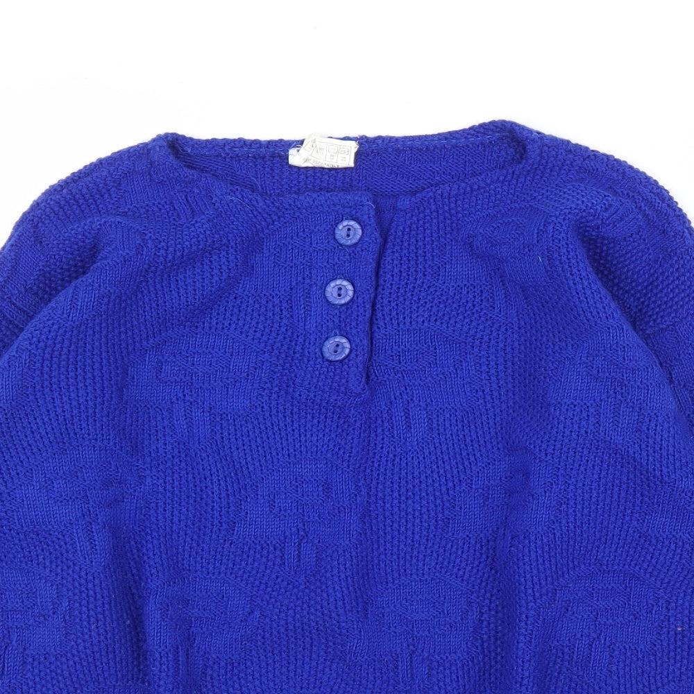 Dorothy Perkins Womens Blue   Pullover Jumper Size M
