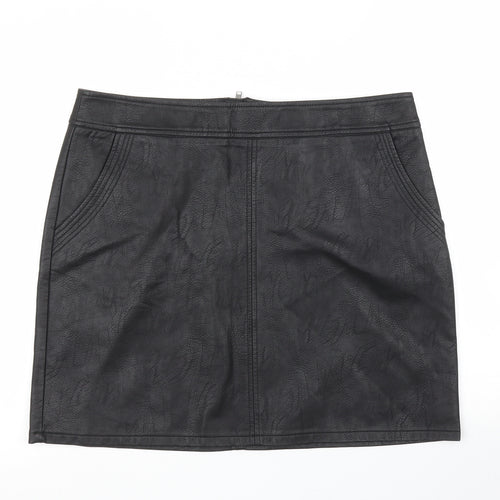 Dorothy Perkins Womens Black   Mini Skirt Size 16