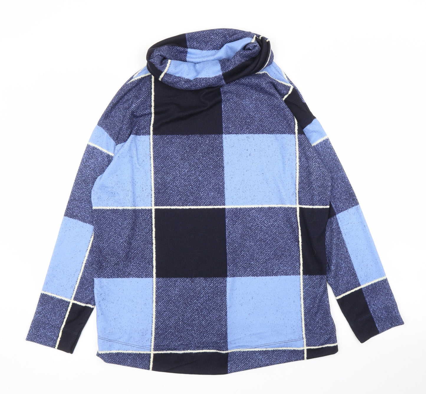 Preworn Womens Blue Check  Pullover Jumper Size L