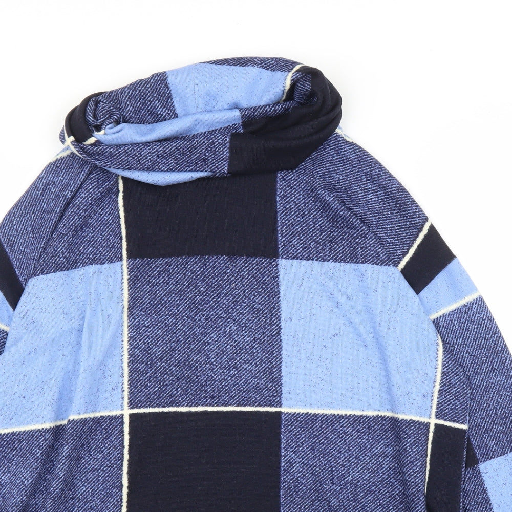 Preworn Womens Blue Check  Pullover Jumper Size L