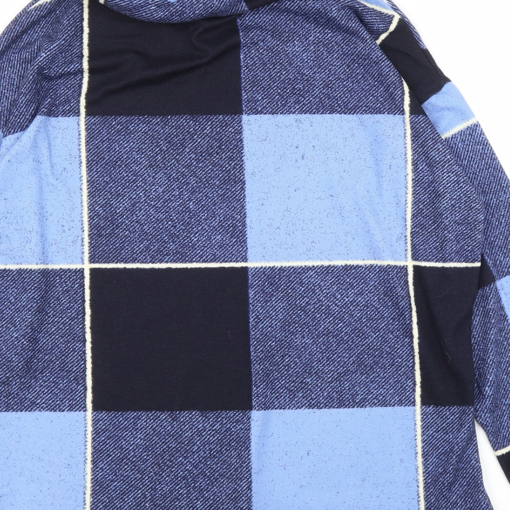 Preworn Womens Blue Check  Pullover Jumper Size L