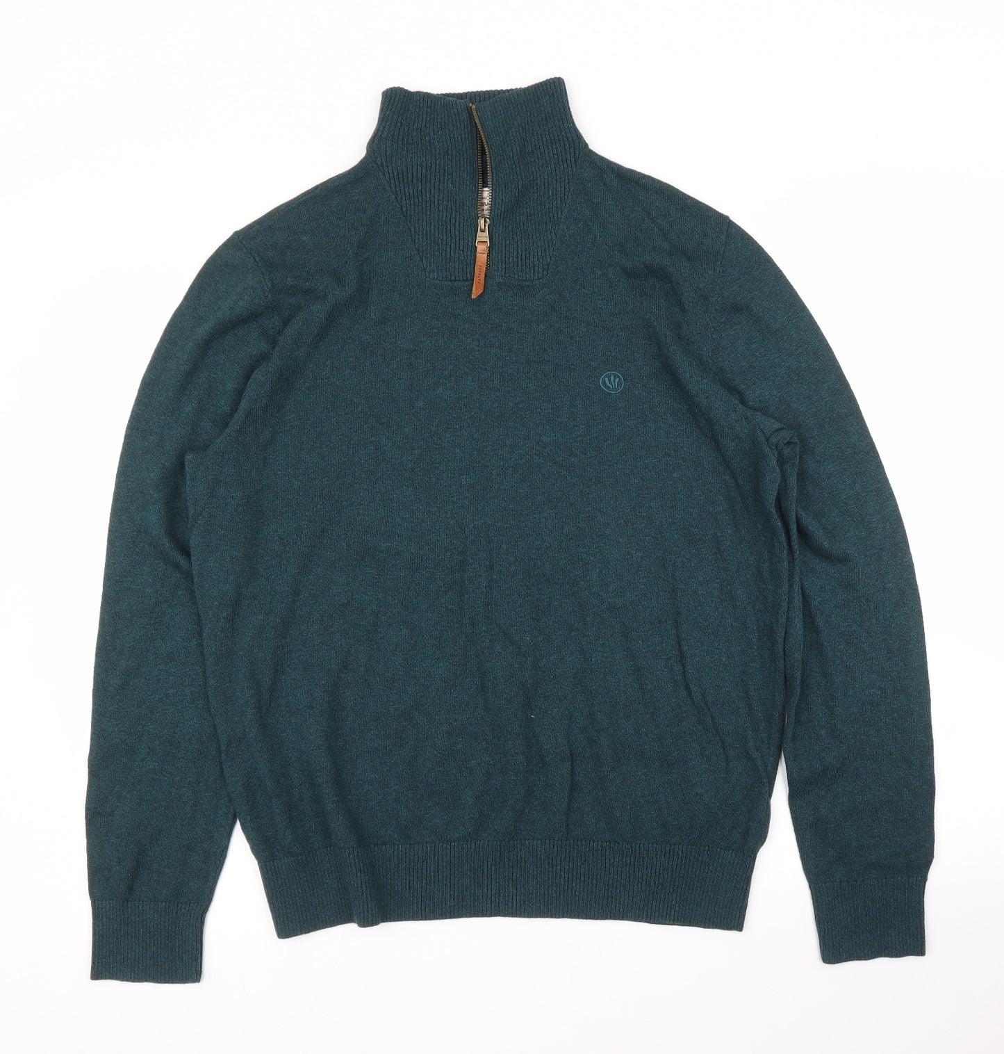 Fat Face Mens Green   Pullover Jumper Size L