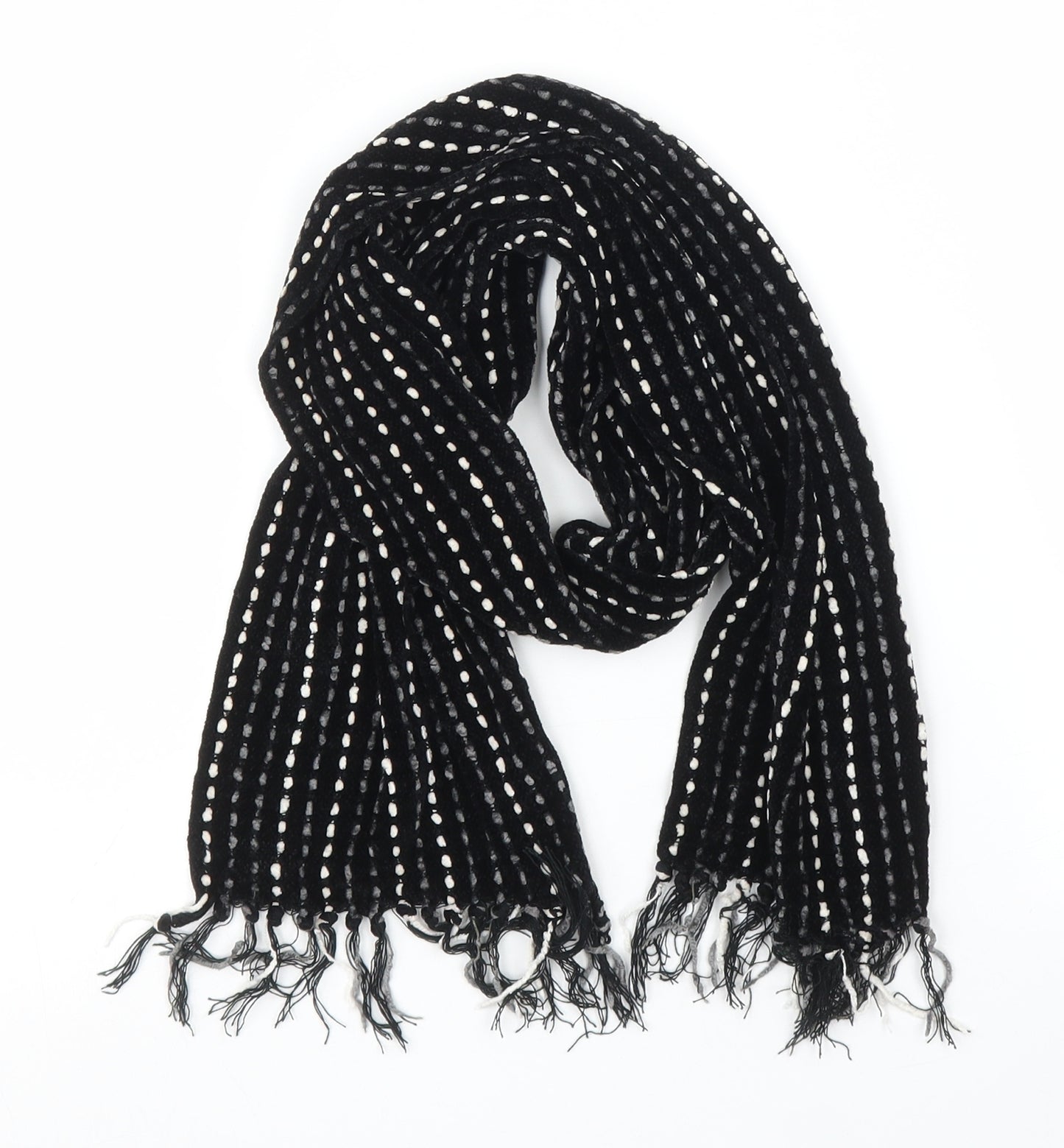 Preworn Unisex Black    Scarf