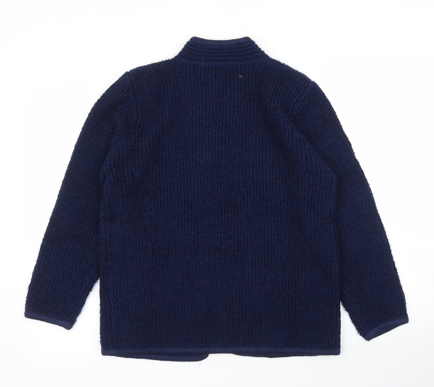 Eastex Womens Blue  Rayon Cardigan Jumper Size S