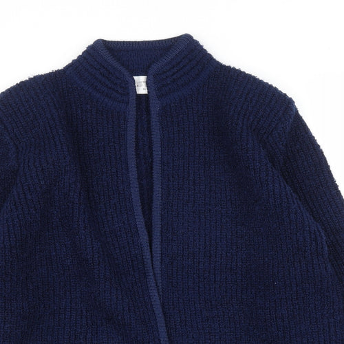 Eastex Womens Blue  Rayon Cardigan Jumper Size S
