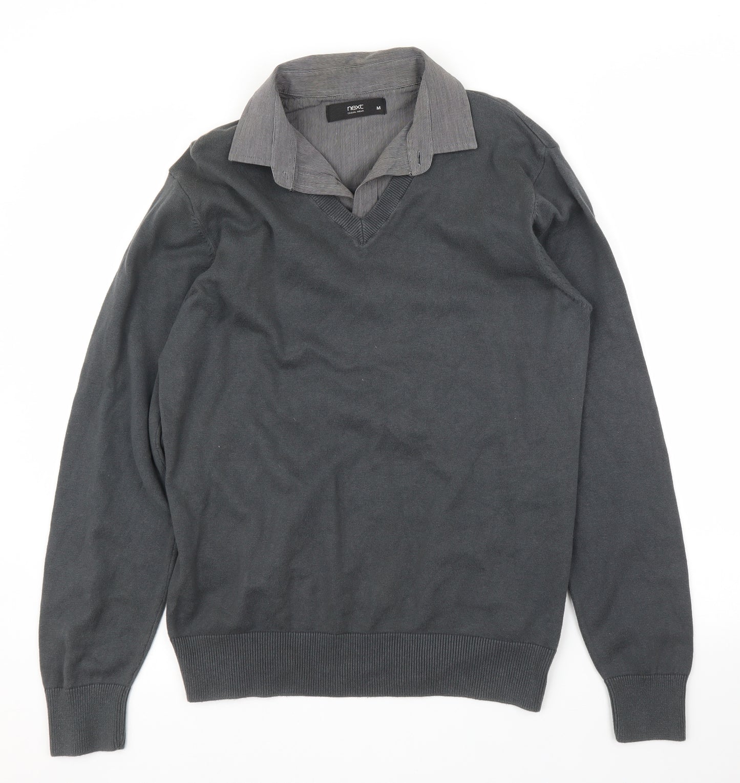NEXT Mens Grey   Pullover Jumper Size M