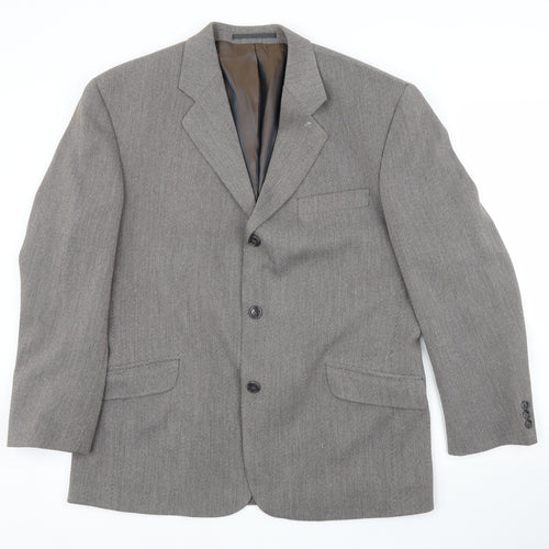 Burtons Mens Grey   Jacket Suit Jacket Size 42