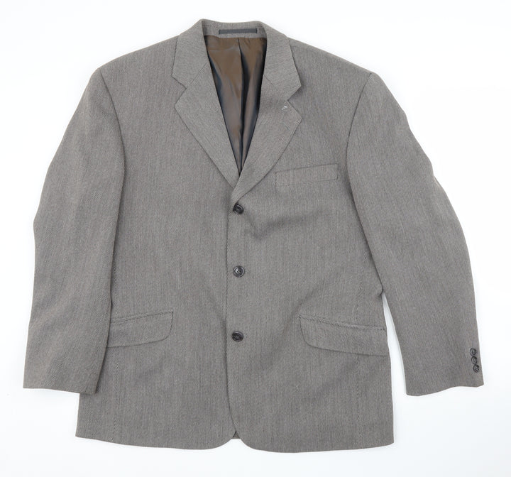 Burtons Mens Grey   Jacket Suit Jacket Size 42