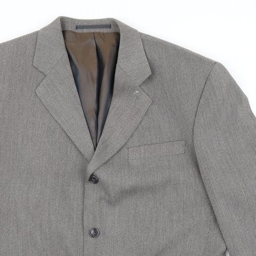 Burtons Mens Grey   Jacket Suit Jacket Size 42