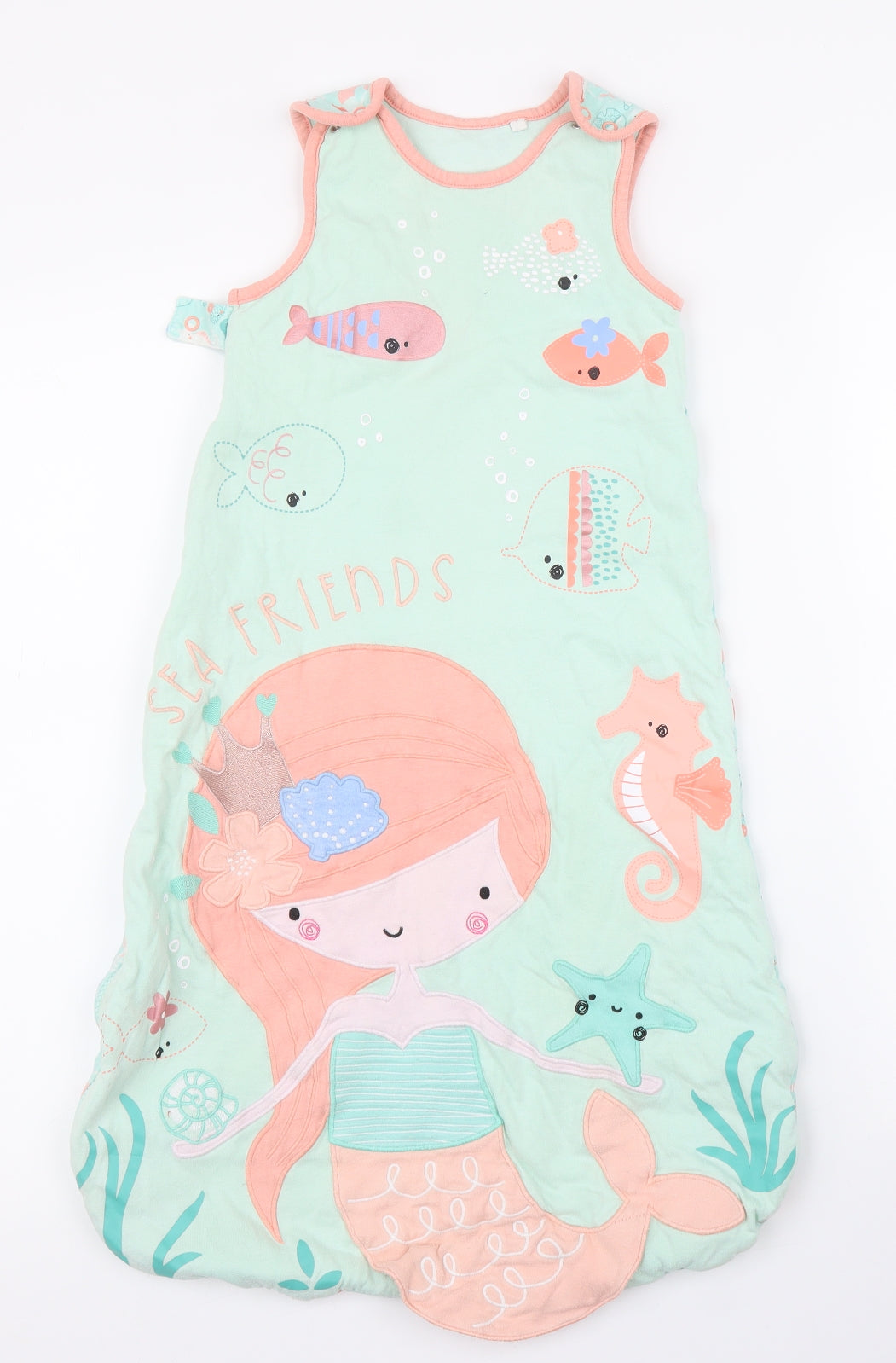 TU Girls Green   Babygrow One-Piece Size 12-18 Months  - Growbag