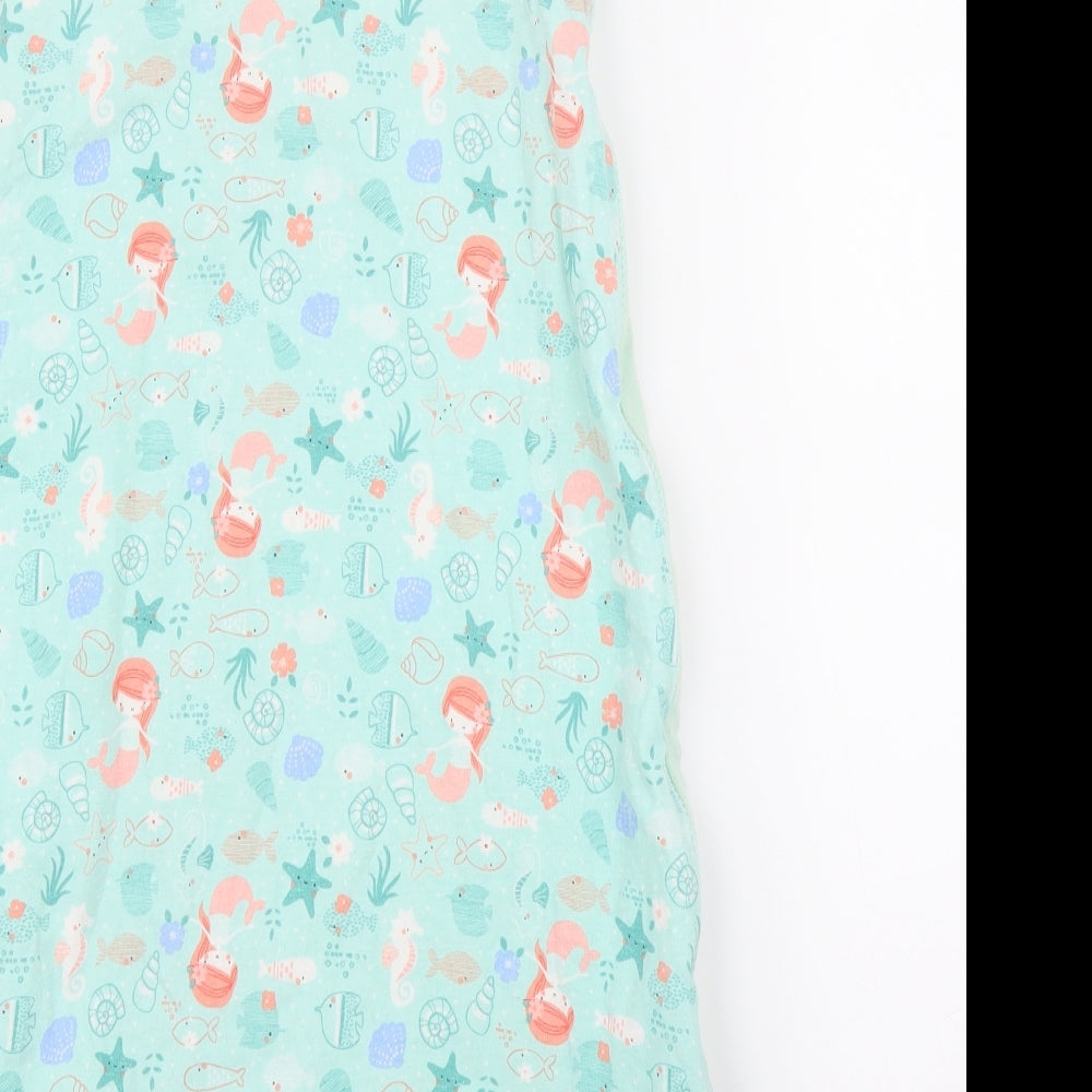 TU Girls Green   Babygrow One-Piece Size 12-18 Months  - Growbag