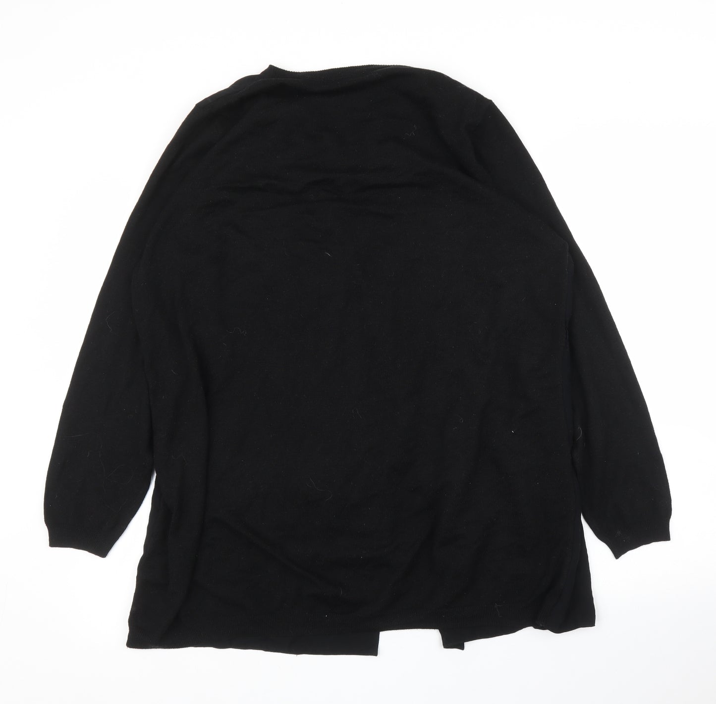 M&S Womens Black   Cardigan Jumper Size 20