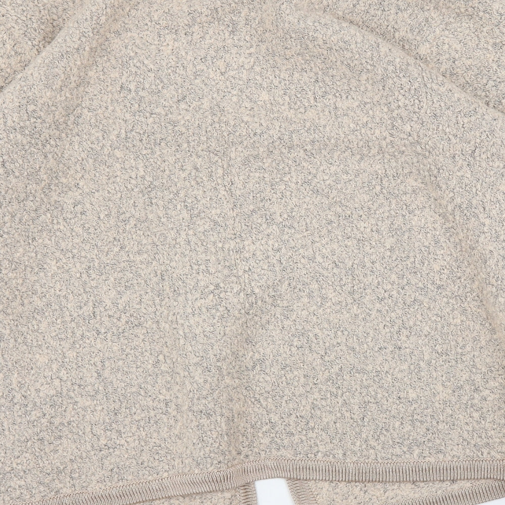 Amoretti Womens Beige  Rayon Cardigan Jumper Size XL