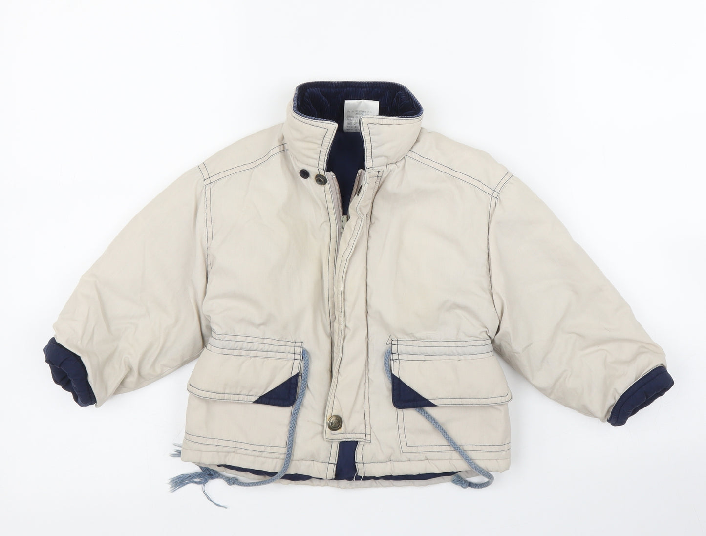 Baby Bear Boys Beige   Overcoat Coat Size 9-12 Months