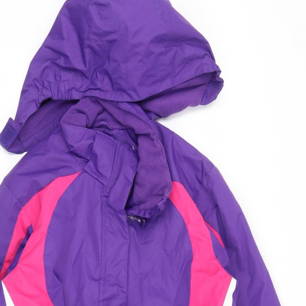 Mountain Warehouse Girls Purple   Windbreaker Coat Size 13 Years
