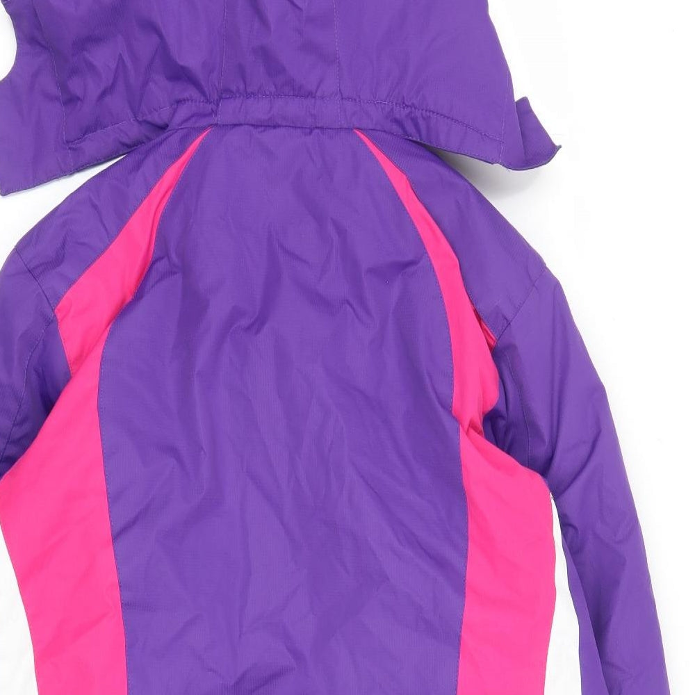 Mountain Warehouse Girls Purple   Windbreaker Coat Size 13 Years