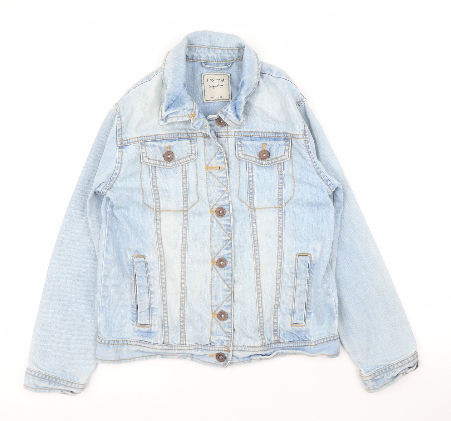 NEXT Girls Blue  Denim Jacket  Size 10 Years