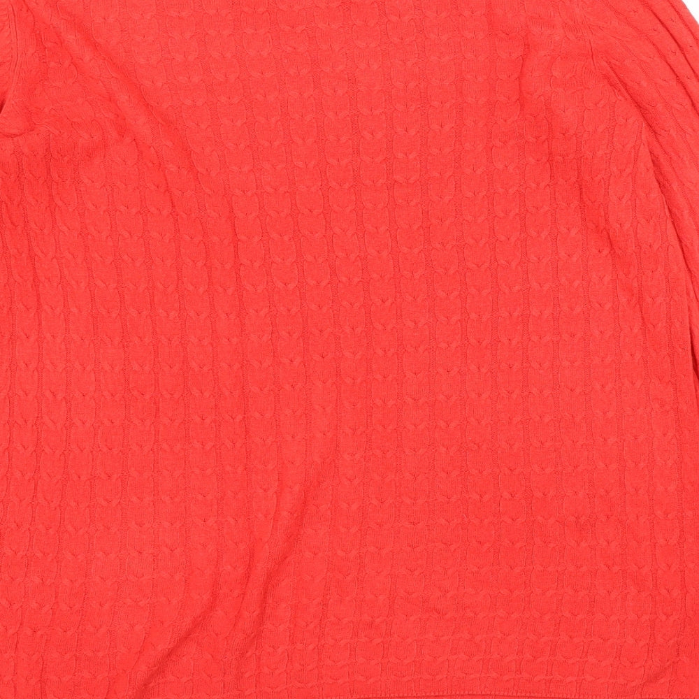 TU Womens Red   Pullover Jumper Size 14