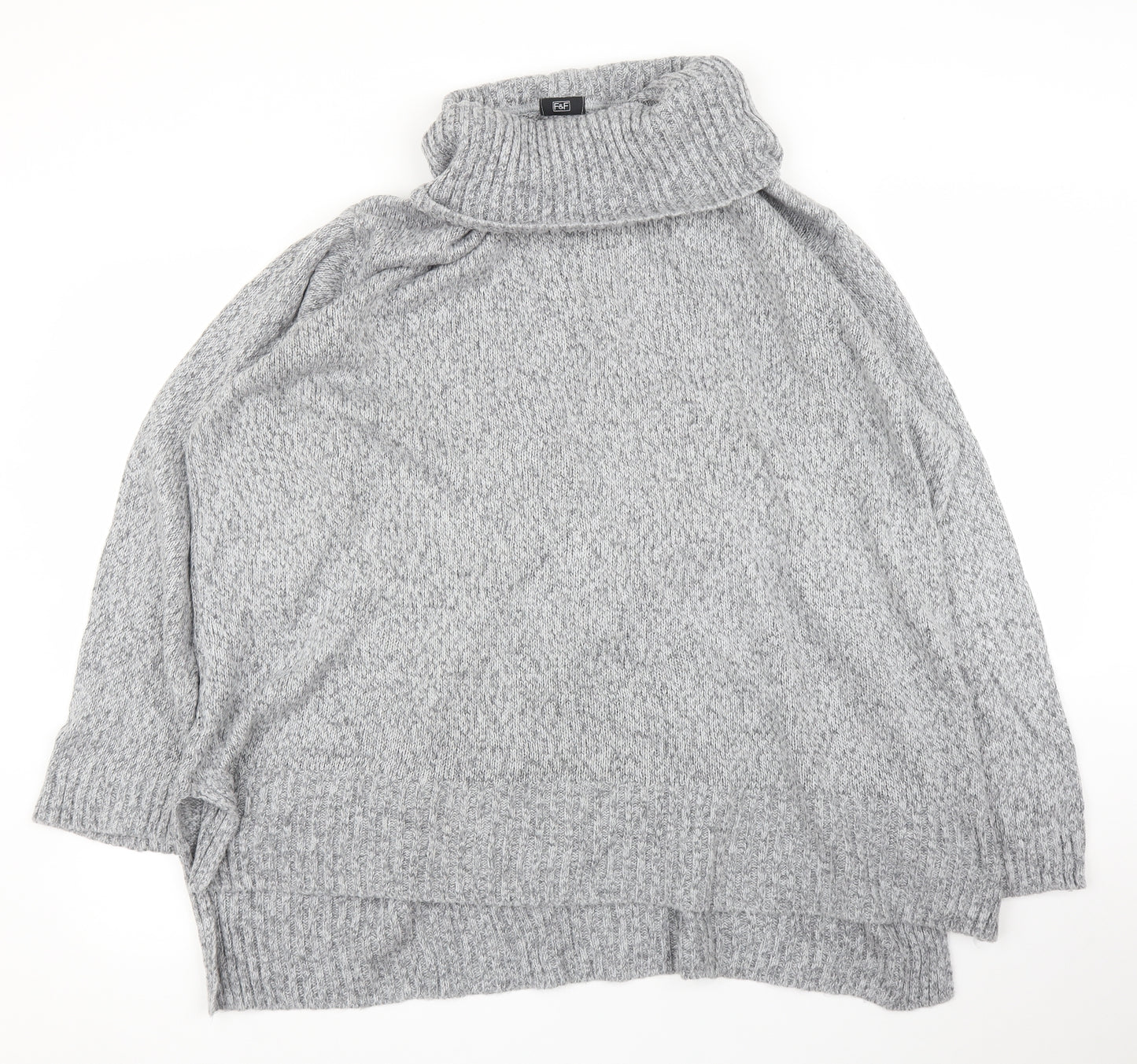 F&F Womens Grey   Pullover Jumper Size 22