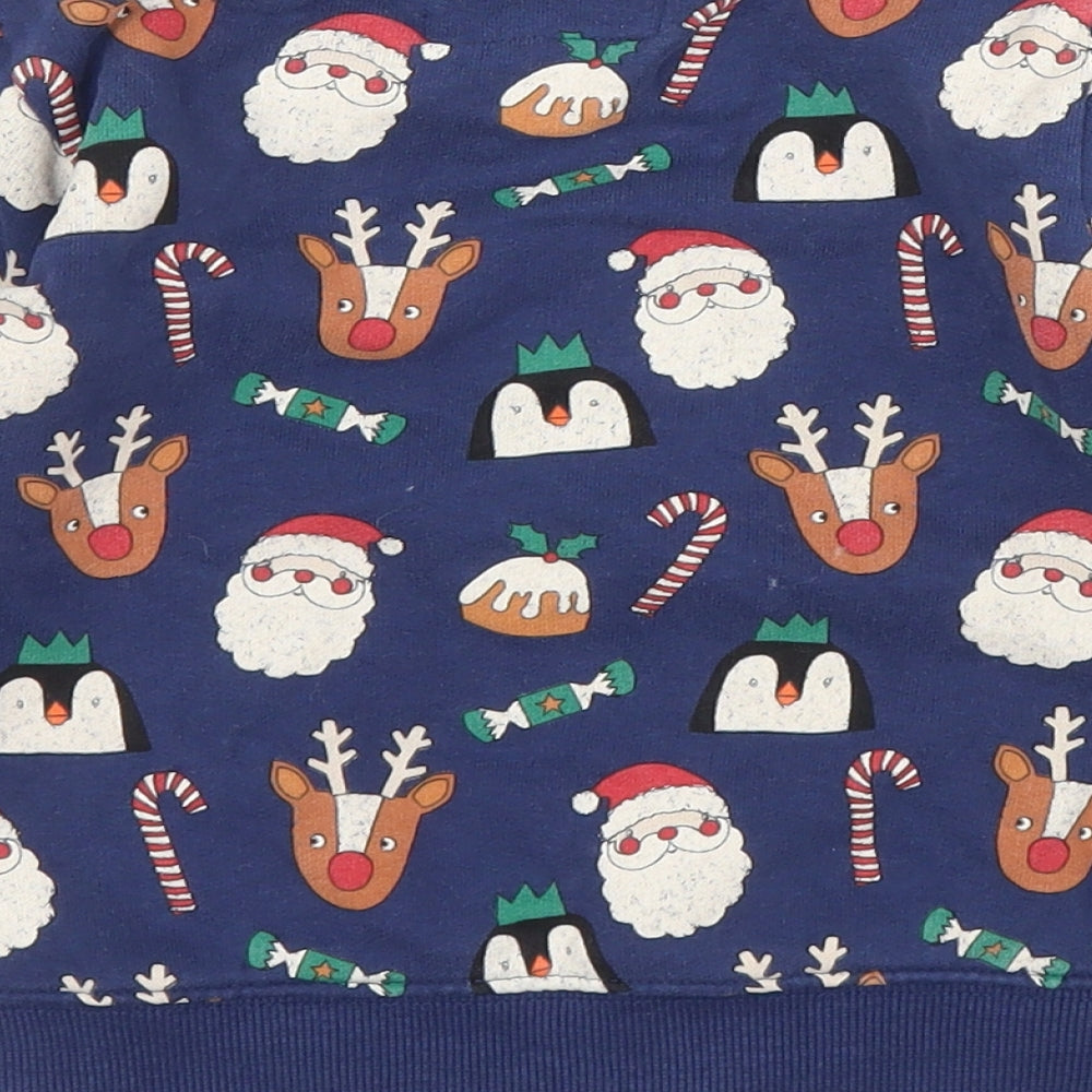 NEXT Boys Blue   Pullover Jumper Size 18-24 Months  - Christmas