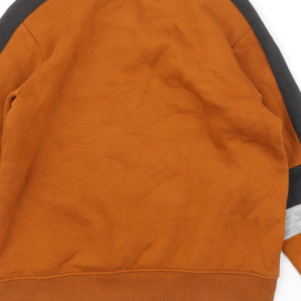 Preworn Boys Brown   Pullover Jumper Size 6-7 Years