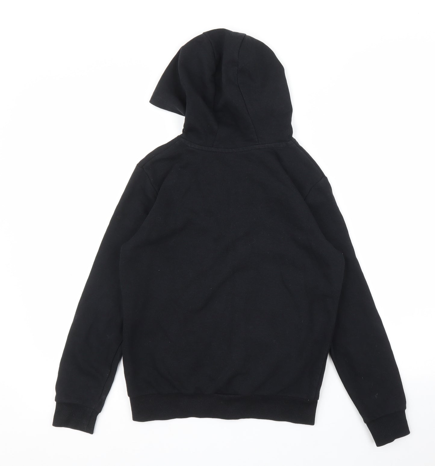 George Girls Black   Full Zip Hoodie Size 8-9 Years