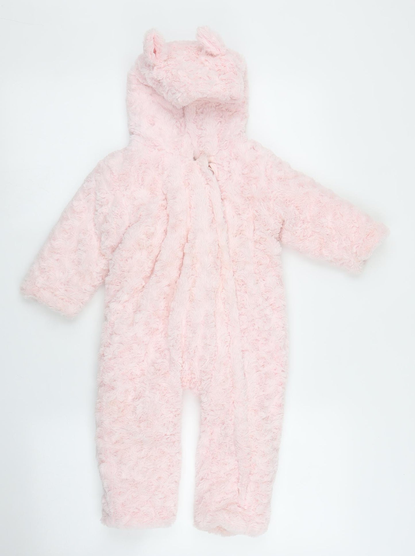 Mini Club Girls Pink   Puffer Jacket Snowsuit Size 12-18 Months