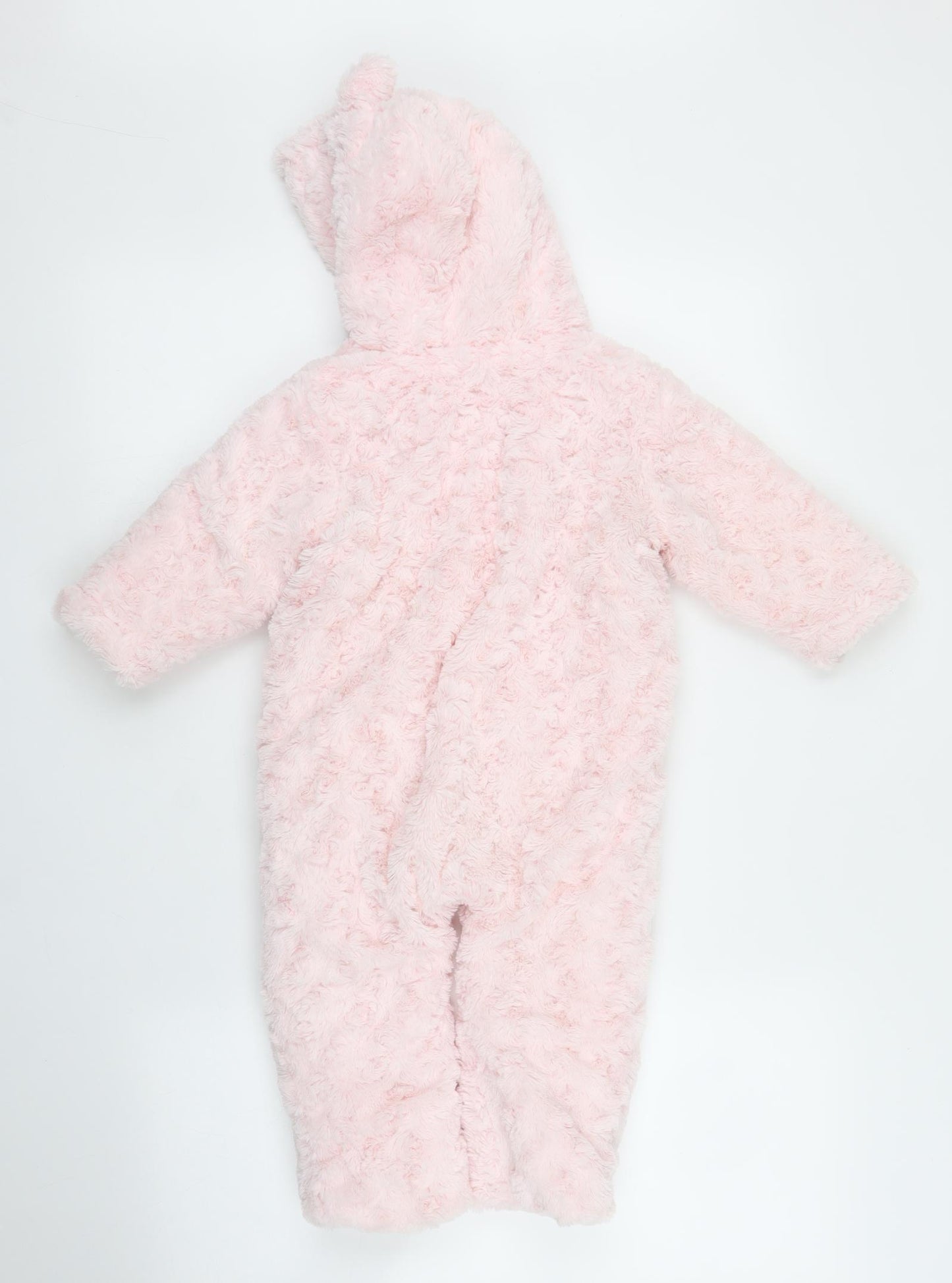 Mini Club Girls Pink   Puffer Jacket Snowsuit Size 12-18 Months