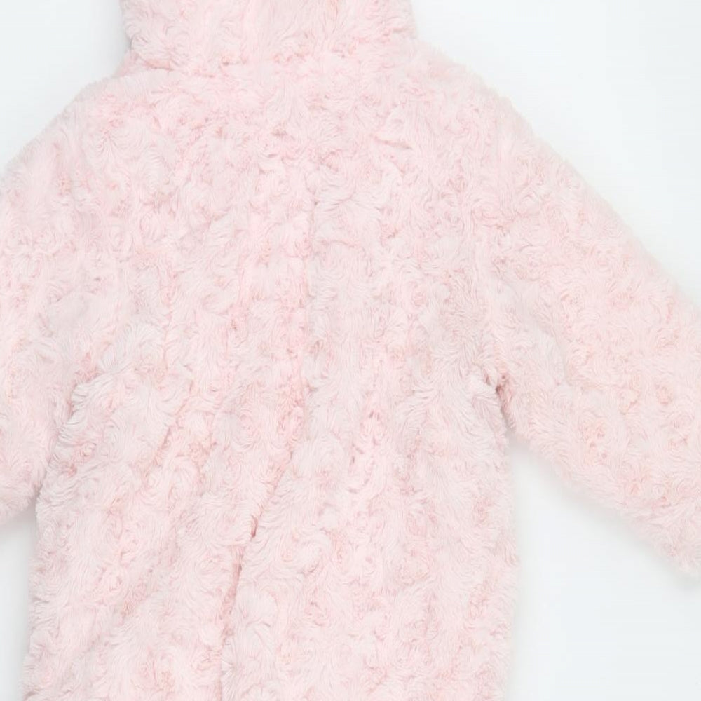 Mini Club Girls Pink   Puffer Jacket Snowsuit Size 12-18 Months