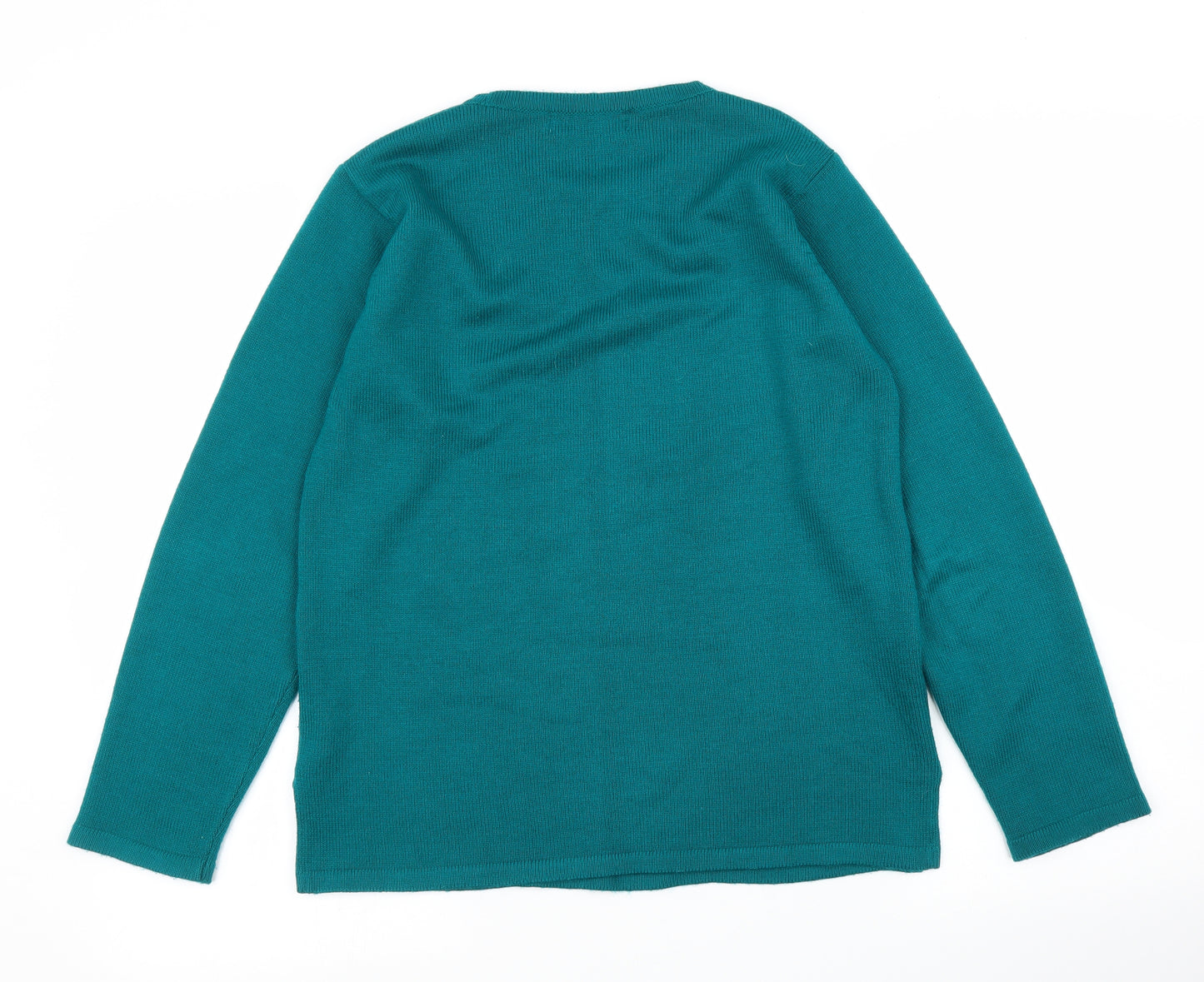 Beau Monde Womens Green   Pullover Jumper Size M