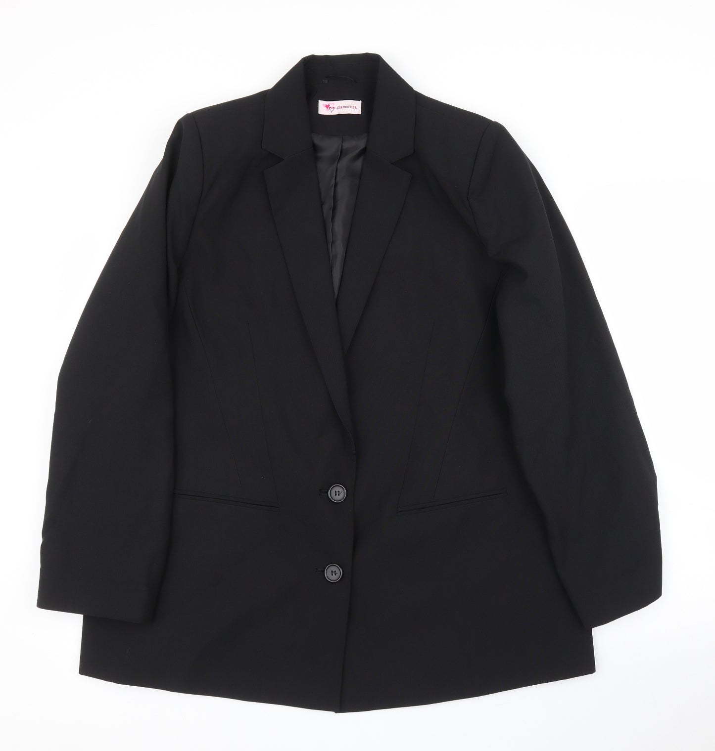 Glamarosa Womens Black   Jacket Suit Jacket Size 20