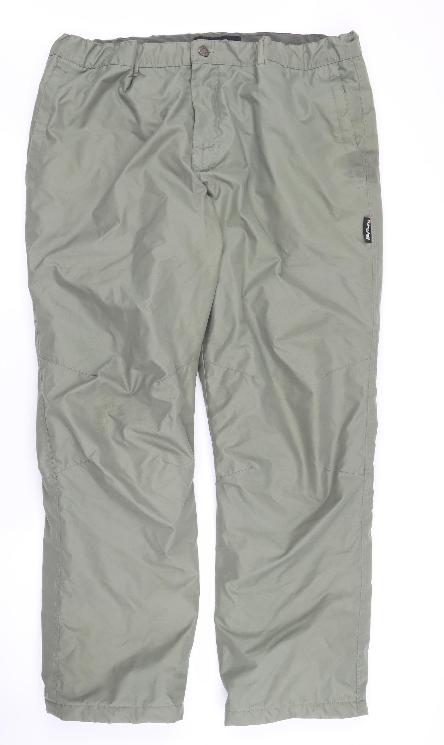 Crane Mens Green   Snow Pants Trousers Size XL L29 in