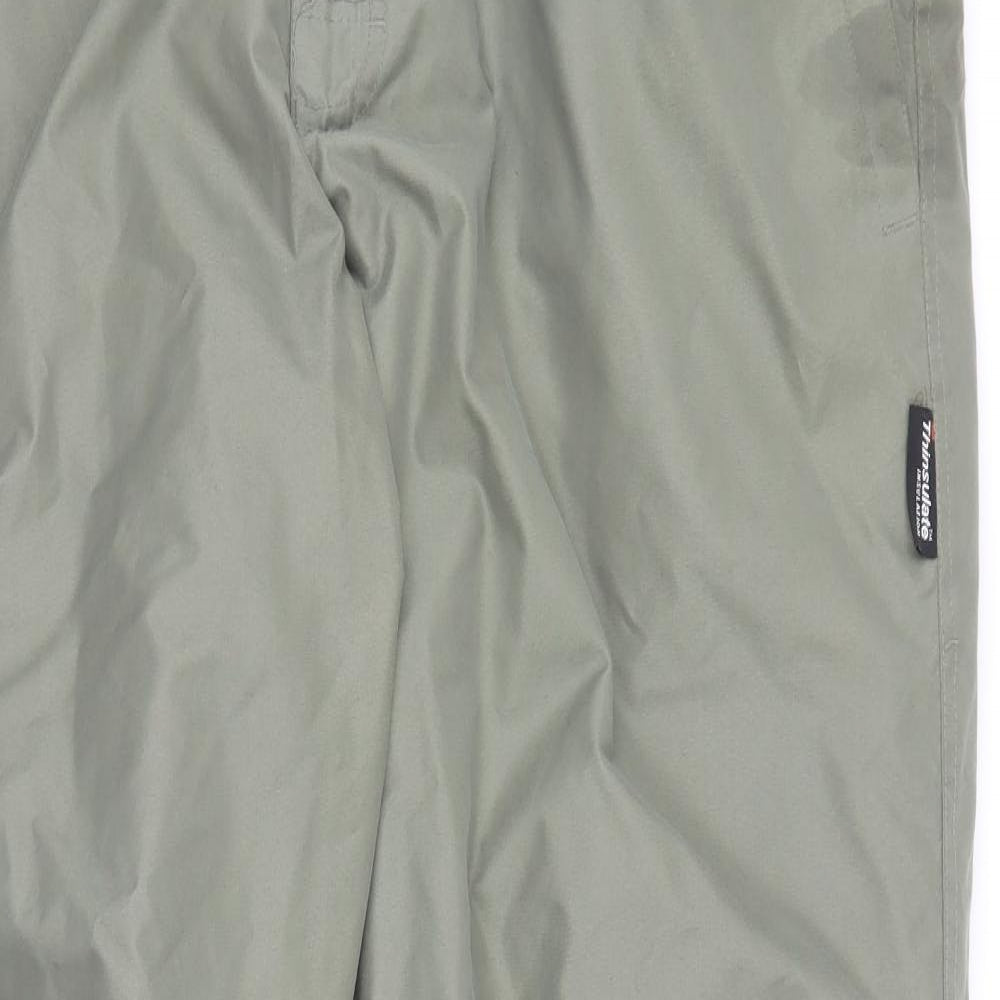 Crane Mens Green   Snow Pants Trousers Size XL L29 in