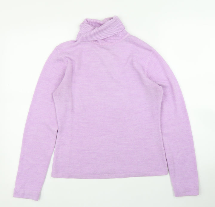 Liquid Womens Purple Pullover Jumper Size M