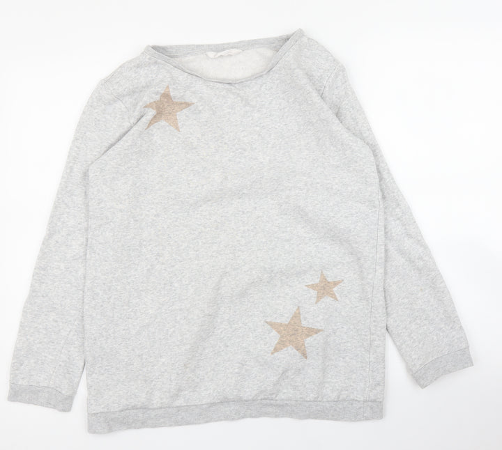 H&M Girls Grey   Pullover Jumper Size 14 Years