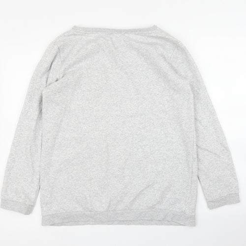 H&M Girls Grey   Pullover Jumper Size 14 Years