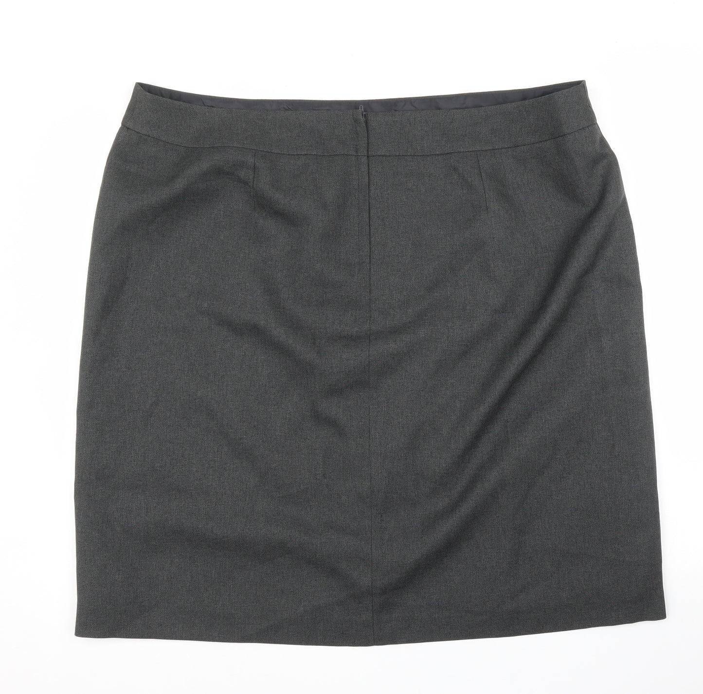 Etam Womens Grey   Straight & Pencil Skirt Size 24