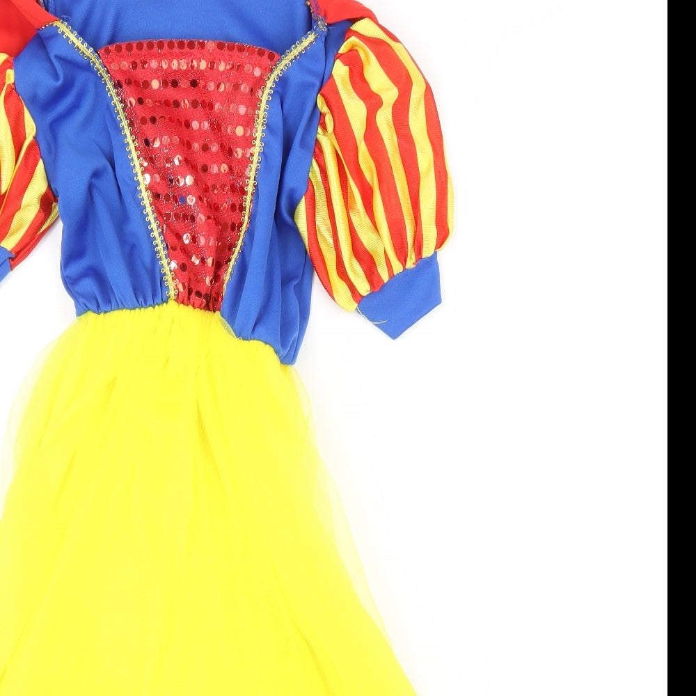 Preworn Girls Yellow   A-Line  Size 5 Years  - Fancy dress