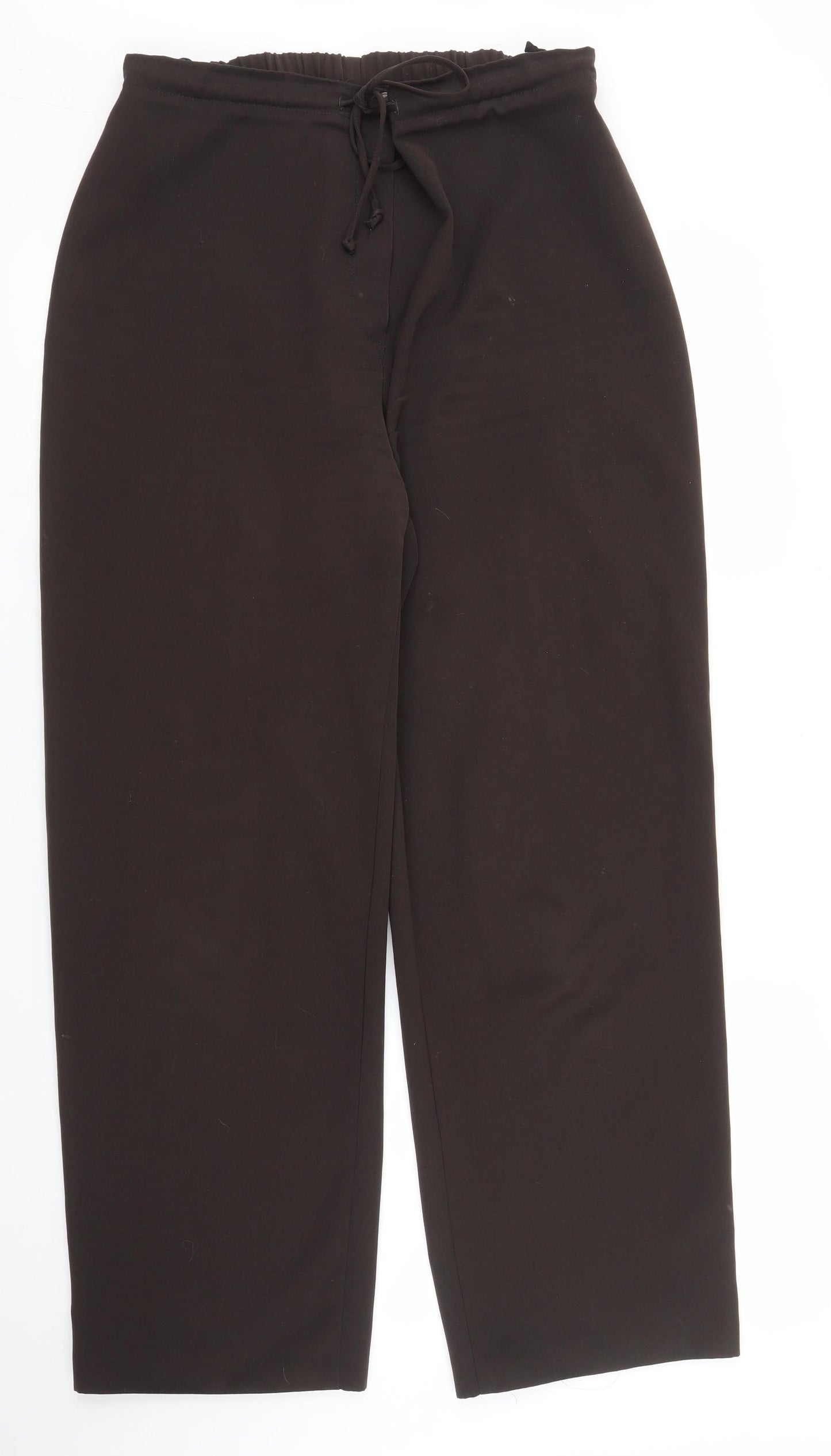 M&S Womens Brown   Trousers  Size 14 L29 in