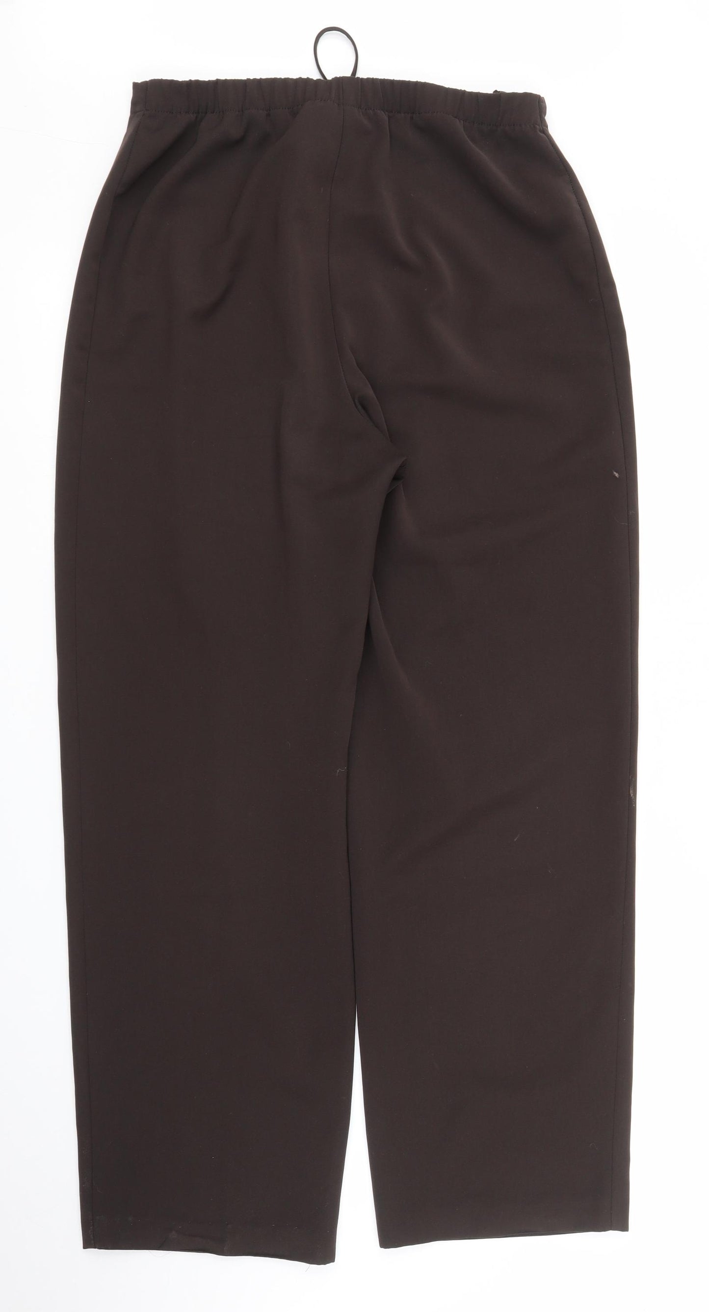 M&S Womens Brown   Trousers  Size 14 L29 in